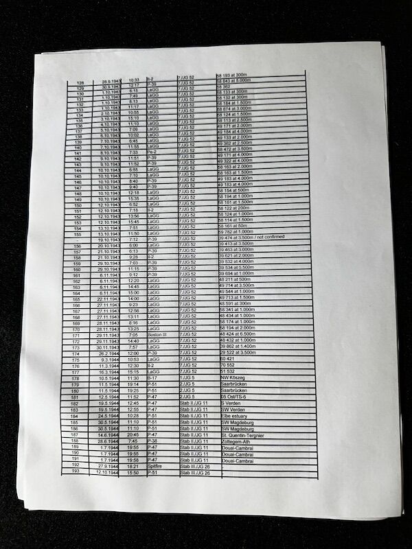 Post War Signed Photo - Lt General Walter "Graf Punski" Krupinski - Knight`s Cross with Oak Leaves - ME262 Ace - Over 190 Victories - Certified 151/210 Joint Services Charities Consortium - Rare - Image 7