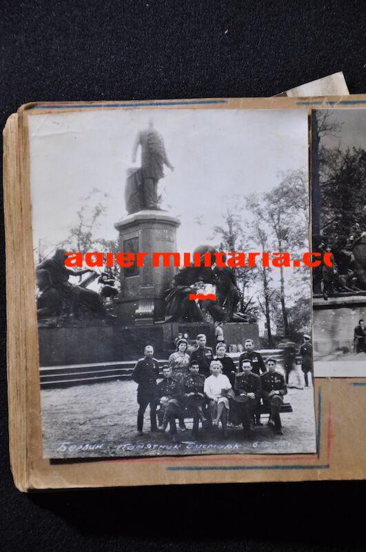 Original WWII Soviet Pilots Photo Albums - Epic Photos of Berlin in Ruins April 1945! - Ultra Rare - Image 119