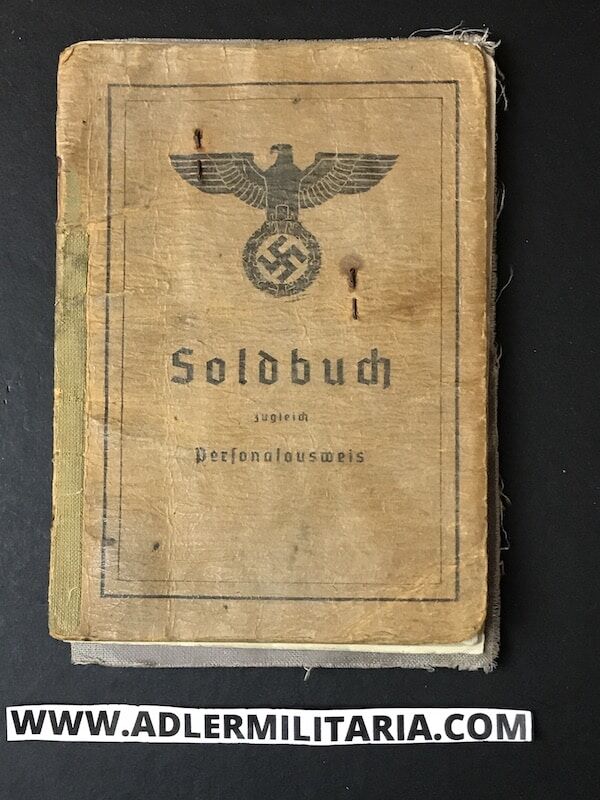 Heer Soldbuch - Gefreiter Pamann - Feld Ersatz Abt 190 (90 Pz Gren Div) Italy 1944 - Died in POW Camp - Image 2