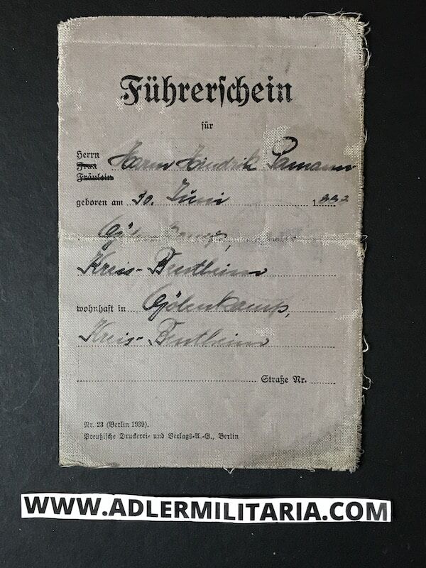 Heer Soldbuch - Gefreiter Pamann - Feld Ersatz Abt 190 (90 Pz Gren Div) Italy 1944 - Died in POW Camp - Image 16