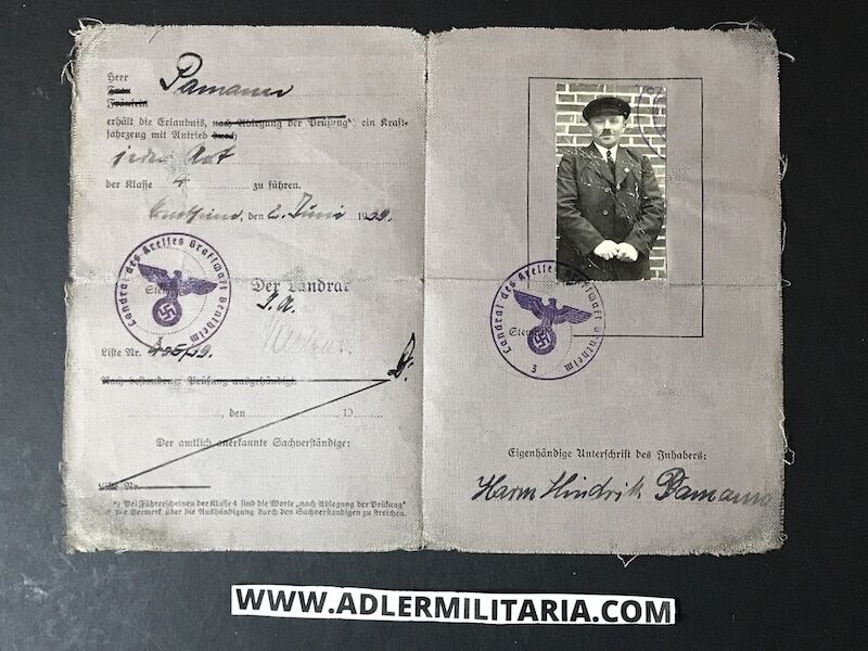 Heer Soldbuch - Gefreiter Pamann - Feld Ersatz Abt 190 (90 Pz Gren Div) Italy 1944 - Died in POW Camp - Image 17