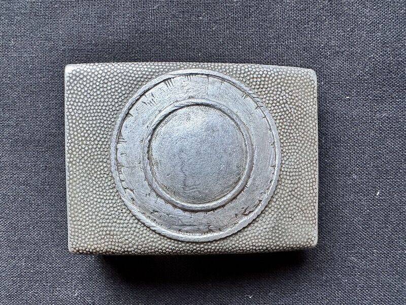 WWII German Belt Buckle - Wehrmacht Aluminium Buckle -  POW or by Red Army - Image 2