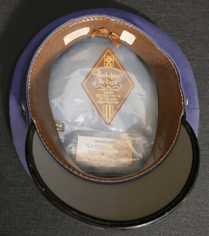 Vietnam War USAF - Senior Air Force Officers Service  - Named Visor Hat - Lt. Col. YEUTTER - Full Bio - Image 12