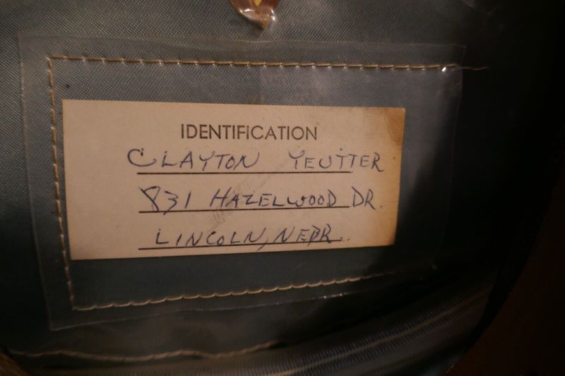 Vietnam War USAF - Senior Air Force Officers Service  - Named Visor Hat - Lt. Col. YEUTTER - Full Bio - Image 17