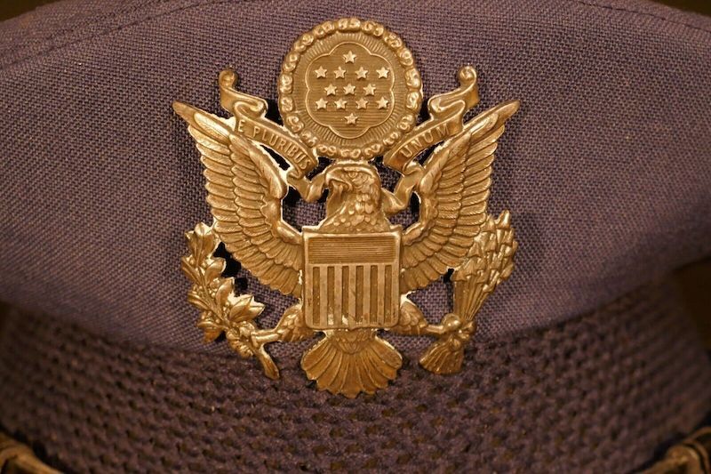 Vietnam War USAF - Senior Air Force Officers Service  - Named Visor Hat - Lt. Col. YEUTTER - Full Bio - Image 6
