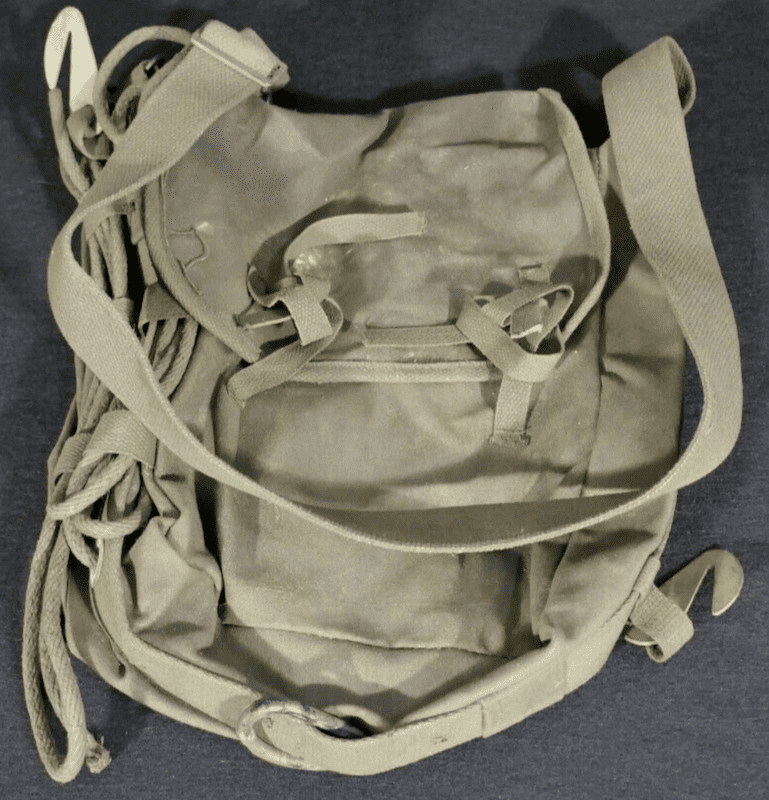 WWII USN Navy UDT Beach Demolition Bag - Satchel Charge M3 Kit D-Day - S. Pacific - Nice example