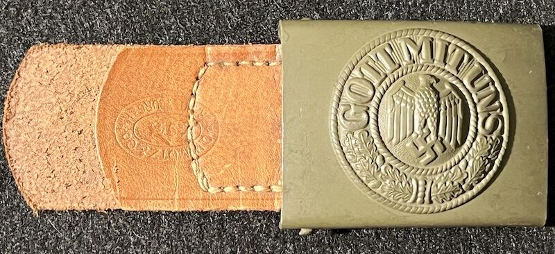 WWII German Belt Buckle - C.W. MOTZ & CO BRANDENBURG 1941 - UNISSUED MINT - Mega Rare (Offer Accepted)