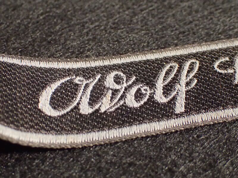 WWII German Waffen SS Cuff Title - Adolf Hitler - Leibstandarte - Bevo Wuppertal - Original Full length - Rare (Offer Accepted) - Image 3