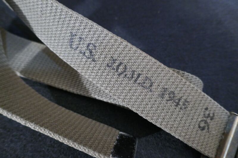 WWII US Army Uniform - 4th Armoured Combat Medic - Tunic - Trousers - Side Cap - Laundry Number - France 1944 / Ardennes 1944 - Image 7