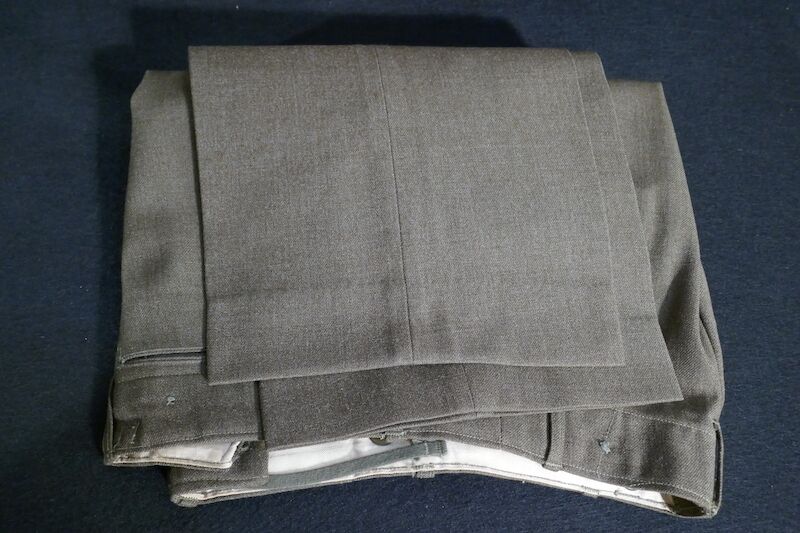 WWII US Army Uniform - 4th Armoured Combat Medic - Tunic - Trousers - Side Cap - Laundry Number - France 1944 / Ardennes 1944 - Image 9