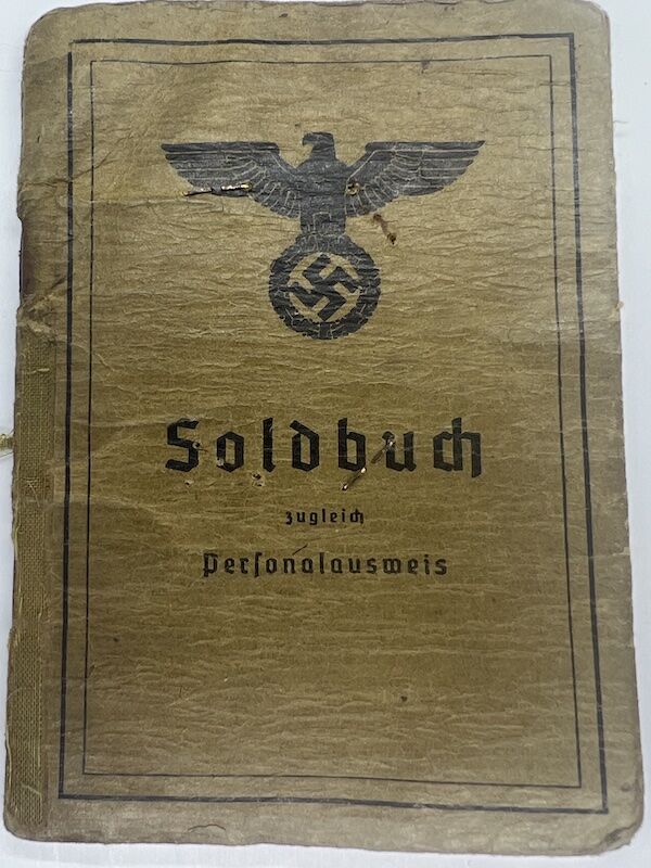 WWII German Soldbuch Obergefreiter Josef Niewiera - Stalag IIID Berlin - Festungs Grenadier Regiment 863 - 348 ID (Normandy) - Image 3