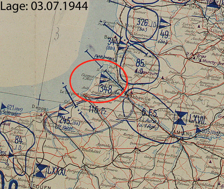 WWII German Soldbuch Obergefreiter Josef Niewiera - Stalag IIID Berlin - Festungs Grenadier Regiment 863 - 348 ID (Normandy) - Image 2