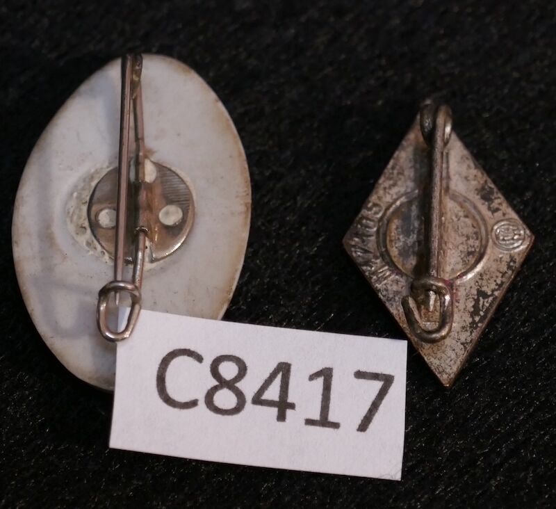 WWII German Hitler Youth Membership Pin and Event Pin - FREE SHIPPING! - Image 5