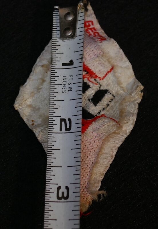 WWII German Hitler Youth / BDM Cloth Diamond - Free Shipping! - Image 4