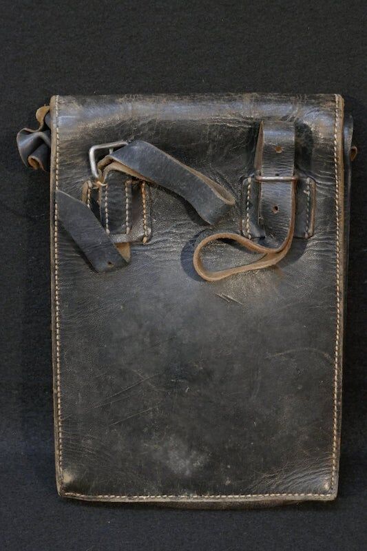 Original WWII German Army Map Case With Contents - Map Frankfurt Oder / Küstrin - Map Paris - Pencil - WaA Ruler - Image 11