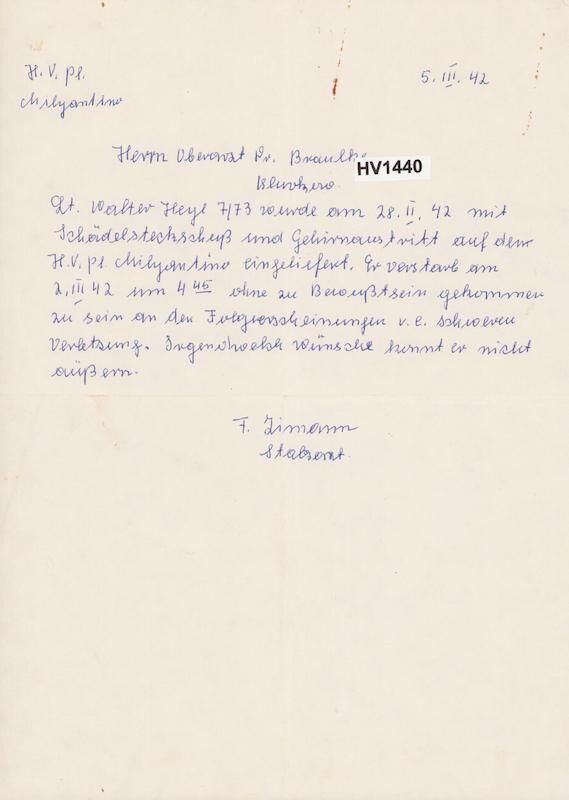 Original WWII German Wehrmacht Officer Death/Burial Map & Death Notice - Red Cross Letter from Gulag - Leutnant Walter Heyl - Schützen Regiment 73 - 19 Panzer Division - Iron Cross Posthumus - Fully Translated - Very Rare - Image 8