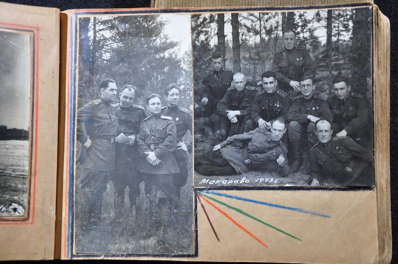 Original WWII Soviet Pilots Photo Albums - Epic Photos of Berlin in Ruins April 1945! - Ultra Rare - Image 96
