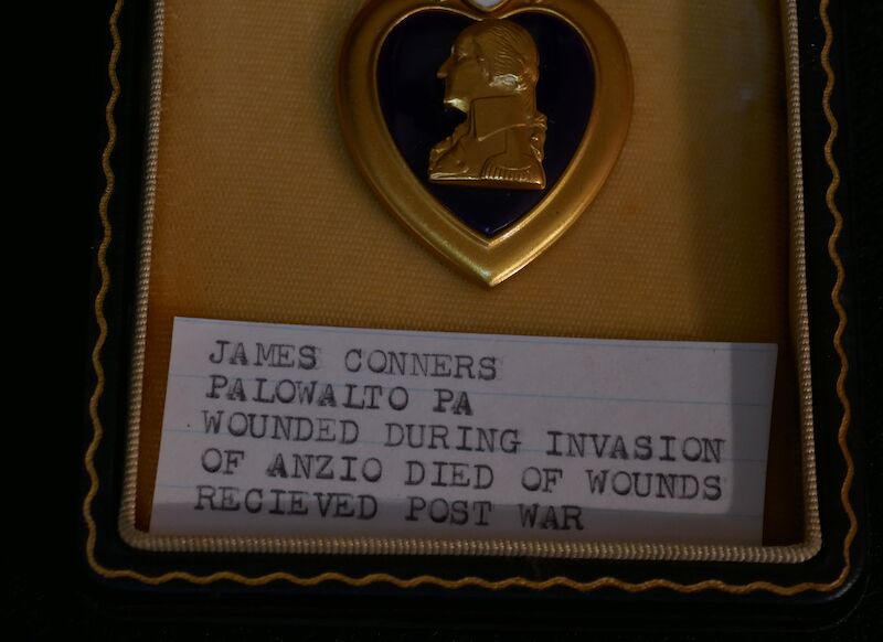 Original WWII US Army Cased Purple Heart - JAMES CONNERS PA - Anzio - Image 8