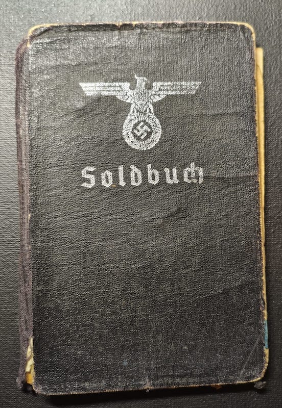 WWII Wehrmacht Soldbuch Grouping - Uffz Paul Berenbaum - Born in France! - Incredible Story Buried Alive by US Artillery - Grenadier Regiment 713 - 416 Inf Div West Wall 1945 - Mortar Team Leader - Rare! - Image 3
