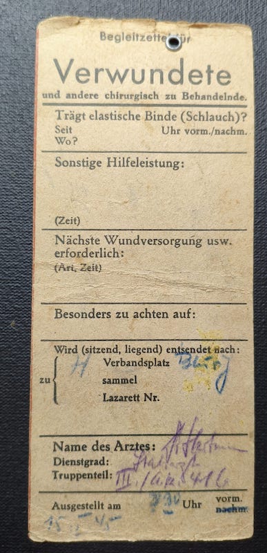 WWII Wehrmacht Soldbuch Grouping - Uffz Paul Berenbaum - Born in France! - Incredible Story Buried Alive by US Artillery - Grenadier Regiment 713 - 416 Inf Div West Wall 1945 - Mortar Team Leader - Rare! - Image 38