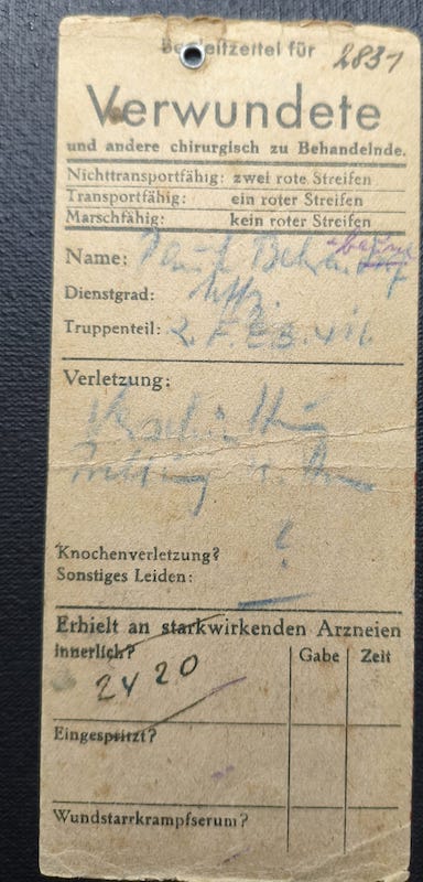 WWII Wehrmacht Soldbuch Grouping - Uffz Paul Berenbaum - Born in France! - Incredible Story Buried Alive by US Artillery - Grenadier Regiment 713 - 416 Inf Div West Wall 1945 - Mortar Team Leader - Rare! - Image 37