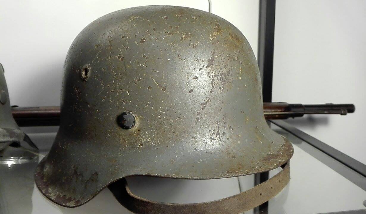 Exceptionally RARE! Made 1945! WW2 German Helmet M42 - KIA - Bloodstained