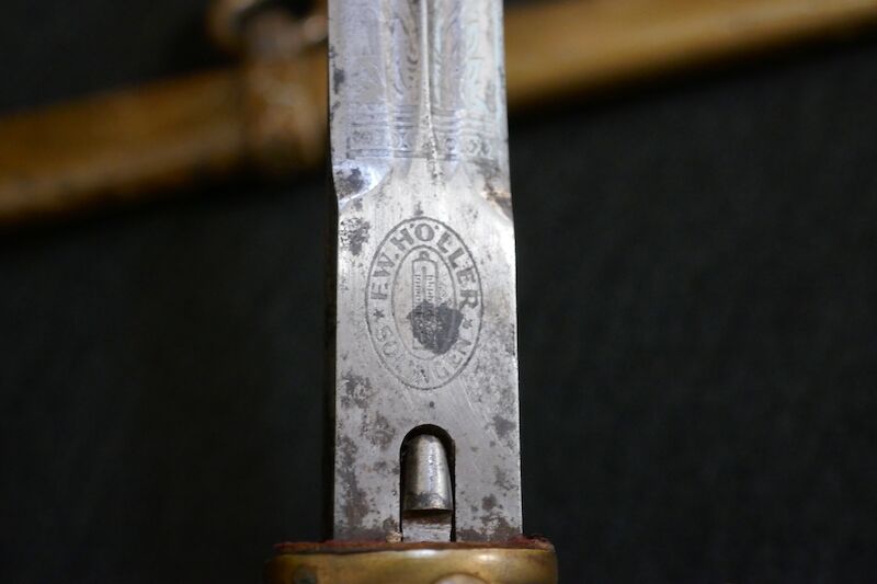 WWII German Navy - Officers Kriegsmarine Dagger - Uncleaned - Image 12