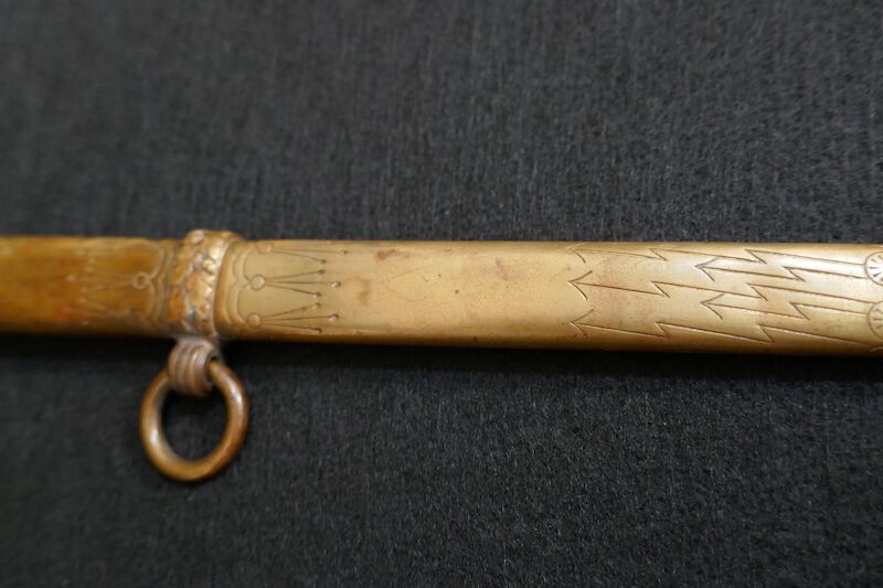 WWII German Navy - Officers Kriegsmarine Dagger - Uncleaned - Image 26