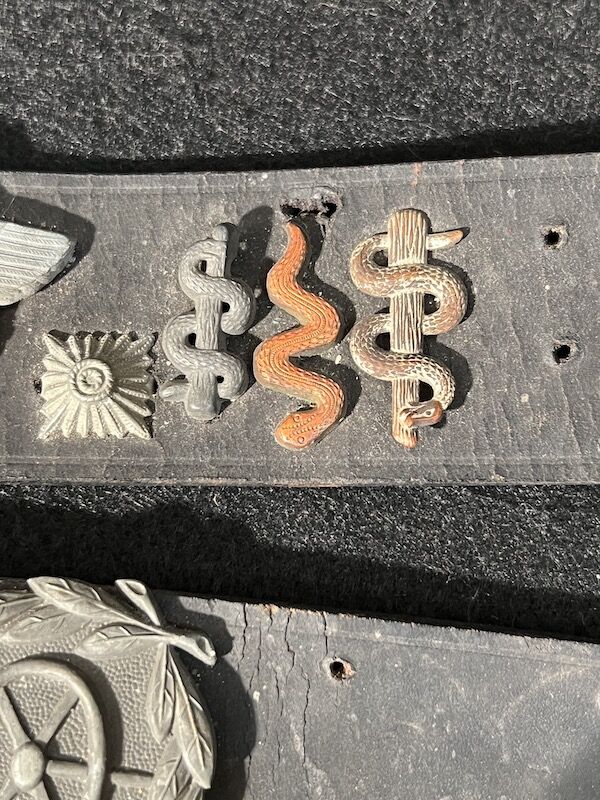 WWII US Army - Hate Belt - German Officers Insignia - Original US Army Bring Back - Image 9