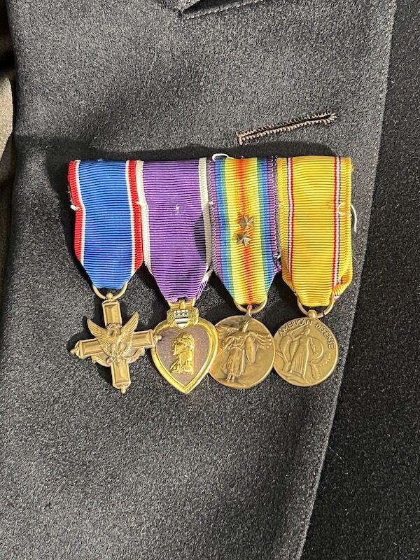 WWI & WWII US Army Generals Mess Dress - Lt General William Morris - Distinguished Service Cross & Purple Heart - Battle of Saint-Mihiel France 1918 - Rare - Image 20