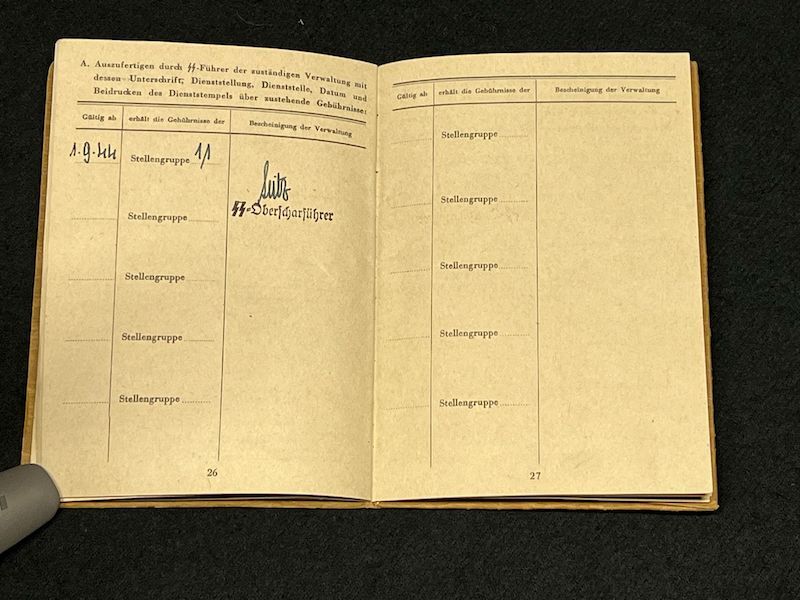 WWII German Waffen SS-Soldbuch - Cossack Waffen-Unterführer Waldimar Makarow - XIV SS Cossack Cavalry Corps - Russian Born Volunteer - SS Hauptamt Berlin 1944 - Ultra Rare - Image 9