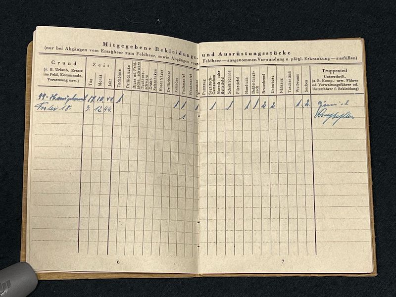 WWII German Waffen SS-Soldbuch - Cossack Waffen-Unterführer Waldimar Makarow - XIV SS Cossack Cavalry Corps - Russian Born Volunteer - SS Hauptamt Berlin 1944 - Ultra Rare - Image 11