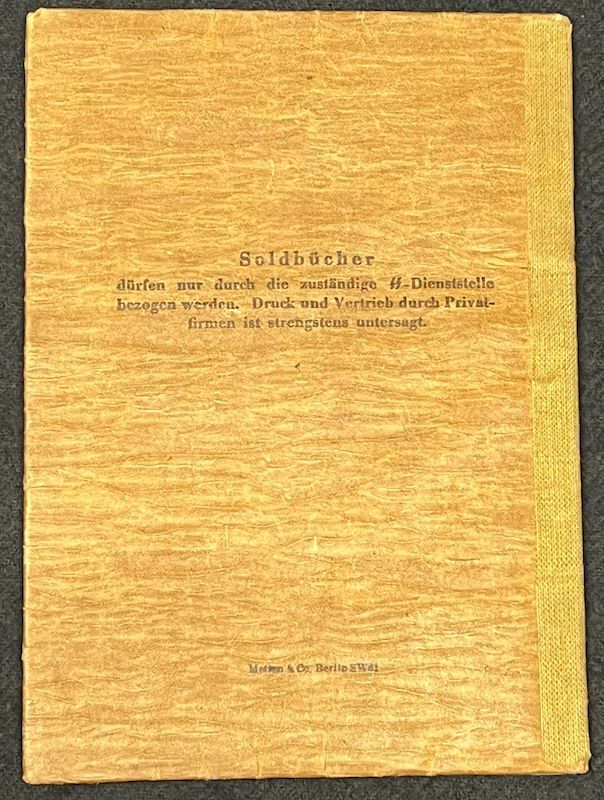 WWII German Waffen SS-Soldbuch - Cossack Waffen-Unterführer Waldimar Makarow - XIV SS Cossack Cavalry Corps - Russian Born Volunteer - SS Hauptamt Berlin 1944 - Ultra Rare - Image 13