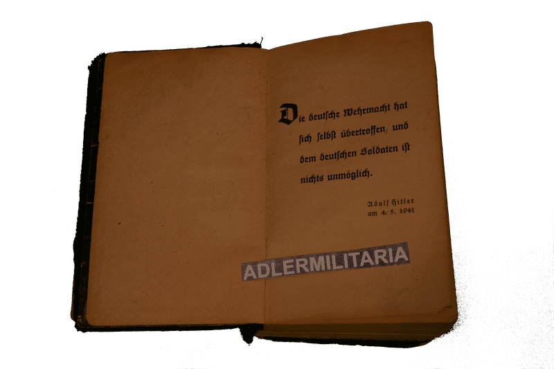 WWII Waffen-SS Grouping - SS-Obersturmfuhrer Georg Kinzler (DKiG) - Totenkopf Division 1942 SS Pocket Diary - One of Kind - Very Rare (Offer / Reserved) - Image 12