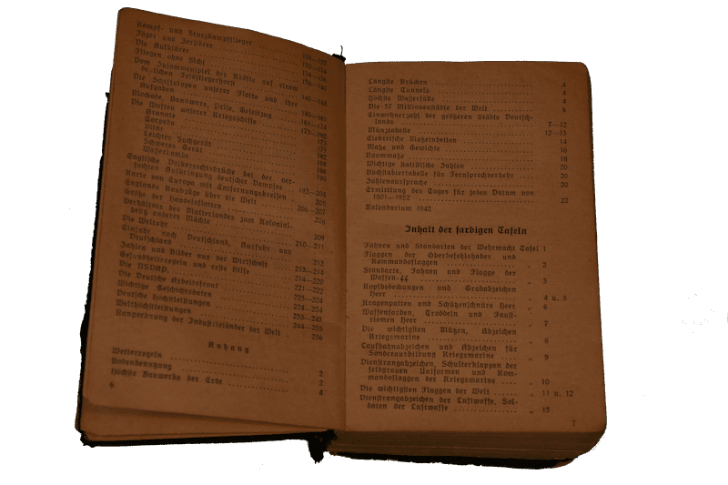 WWII Waffen-SS Grouping - SS-Obersturmfuhrer Georg Kinzler (DKiG) - Totenkopf Division 1942 SS Pocket Diary - One of Kind - Very Rare (Offer / Reserved) - Image 15