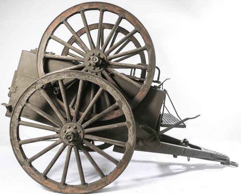 WWI US Army M1917 Battery & Store Wagon - Made by American Car & Foundry Company 1918 - For US M1902 3 Inch Field Gun & French 75mm mle/97 Cannon - Last 1 Known - Price on Request