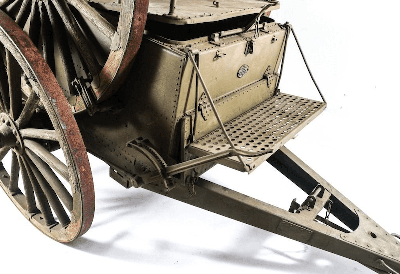 WWI US Army M1917 Battery & Store Wagon - Made by American Car & Foundry Company 1918 - For US M1902 3 Inch Field Gun & French 75mm mle/97 Cannon - Last 1 Known - Price on Request - Image 3