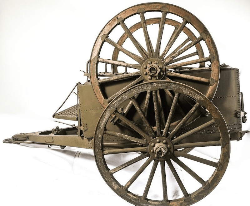 WWI US Army M1917 Battery & Store Wagon - Made by American Car & Foundry Company 1918 - For US M1902 3 Inch Field Gun & French 75mm mle/97 Cannon - Last 1 Known - Price on Request - Image 14