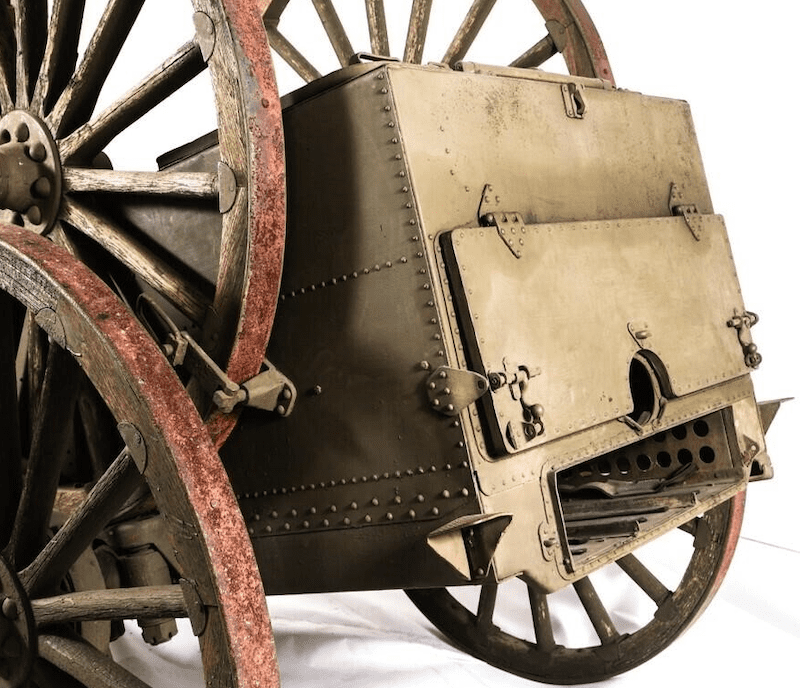 WWI US Army M1917 Battery & Store Wagon - Made by American Car & Foundry Company 1918 - For US M1902 3 Inch Field Gun & French 75mm mle/97 Cannon - Last 1 Known - Price on Request - Image 17