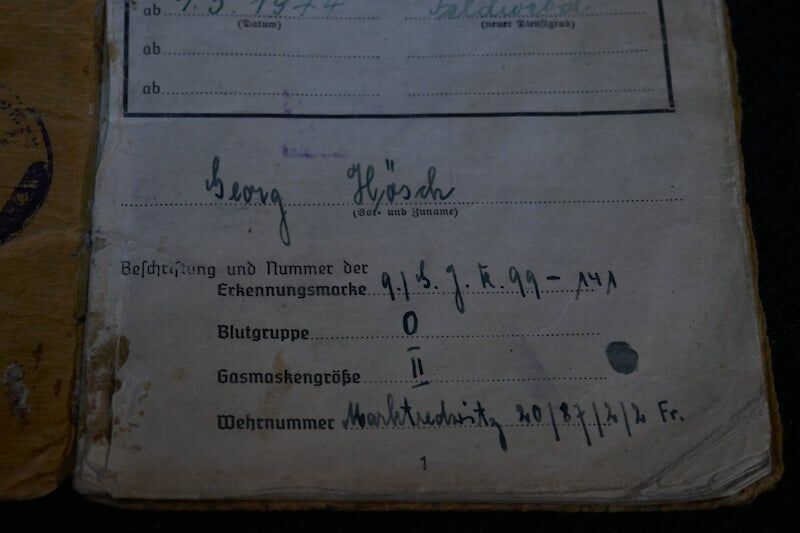 WWII German Army Soldbuch - Feldwebel Hösch - Gebirgs-Jäger-Regiment 99 - - Image 6