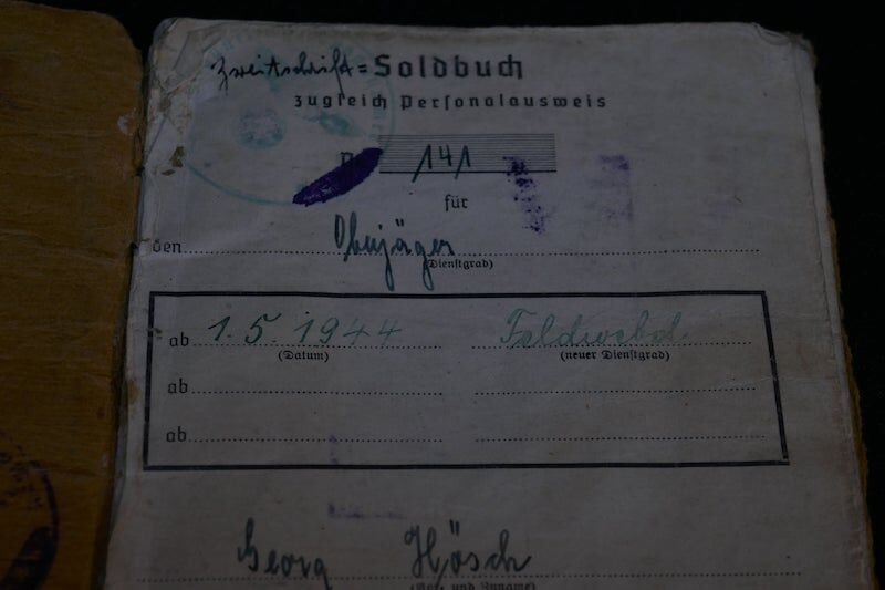 WWII German Army Soldbuch - Feldwebel Hösch - Gebirgs-Jäger-Regiment 99 - - Image 5