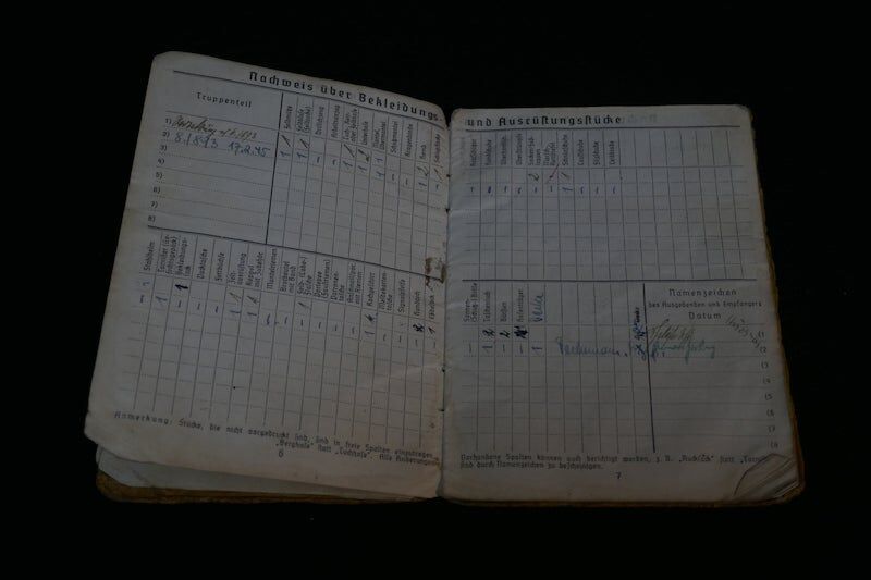 WWII German Army Soldbuch - Feldwebel Hösch - Gebirgs-Jäger-Regiment 99 - - Image 14