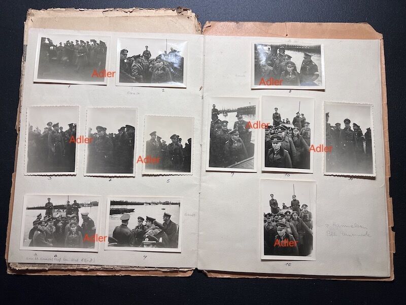 Original WWII German General Gause Photo Album - Rommel Inspection Denmark 1943 - Sabotage Troops - Atlantic Wall - Hanstholm - Very Rare Images - Image 5