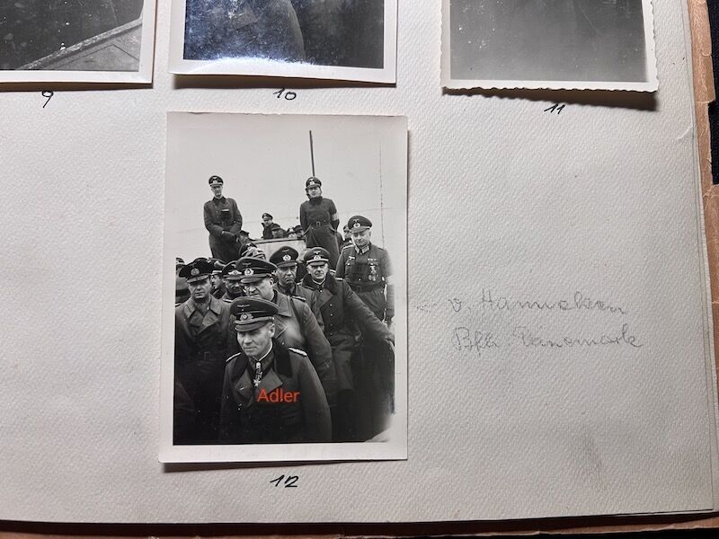 Original WWII German General Gause Photo Album - Rommel Inspection Denmark 1943 - Sabotage Troops - Atlantic Wall - Hanstholm - Very Rare Images - Image 10