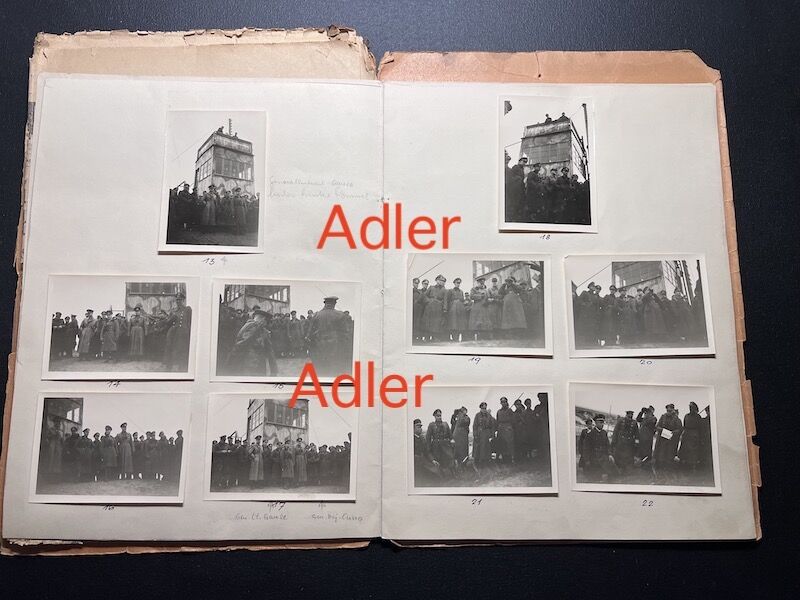 Original WWII German General Gause Photo Album - Rommel Inspection Denmark 1943 - Sabotage Troops - Atlantic Wall - Hanstholm - Very Rare Images - Image 11