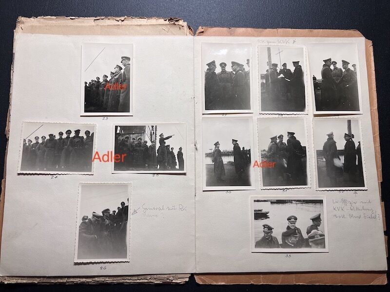 Original WWII German General Gause Photo Album - Rommel Inspection Denmark 1943 - Sabotage Troops - Atlantic Wall - Hanstholm - Very Rare Images - Image 16