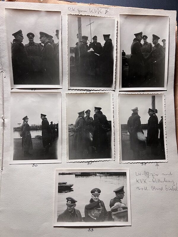Original WWII German General Gause Photo Album - Rommel Inspection Denmark 1943 - Sabotage Troops - Atlantic Wall - Hanstholm - Very Rare Images - Image 19
