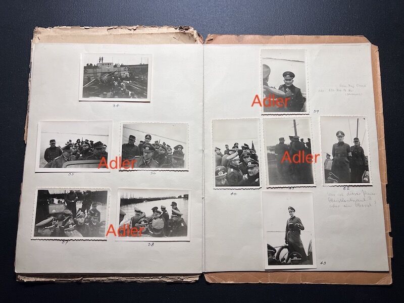Original WWII German General Gause Photo Album - Rommel Inspection Denmark 1943 - Sabotage Troops - Atlantic Wall - Hanstholm - Very Rare Images - Image 21