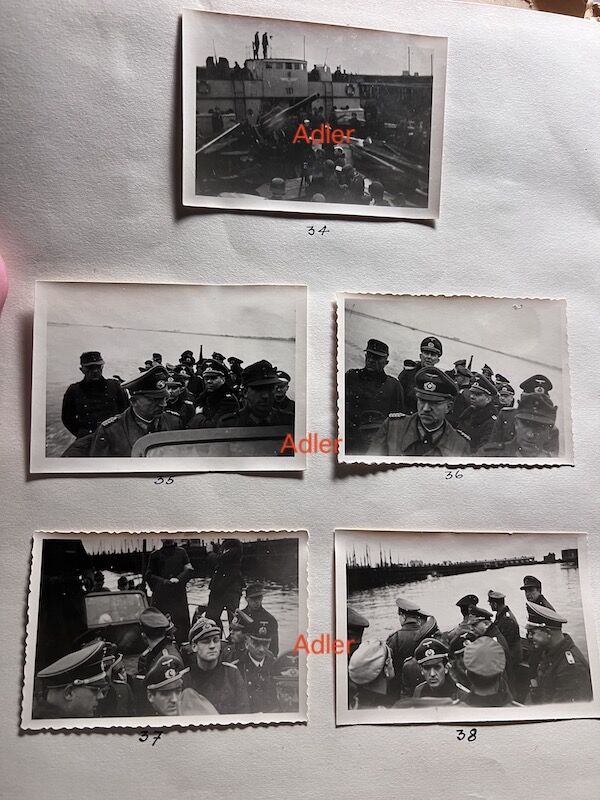 Original WWII German General Gause Photo Album - Rommel Inspection Denmark 1943 - Sabotage Troops - Atlantic Wall - Hanstholm - Very Rare Images - Image 22