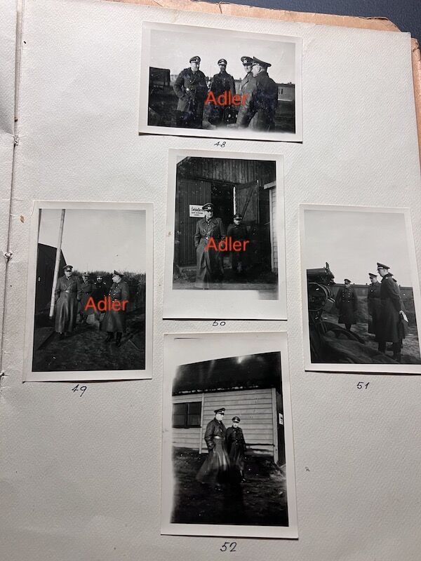 Original WWII German General Gause Photo Album - Rommel Inspection Denmark 1943 - Sabotage Troops - Atlantic Wall - Hanstholm - Very Rare Images - Image 27